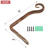 Jardim 2 Pack 6 Inch Premium Decorative Metal Iron Wall