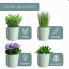 Barnyard Designs Indoor Herb Garden Planter Set with Tray, Metal