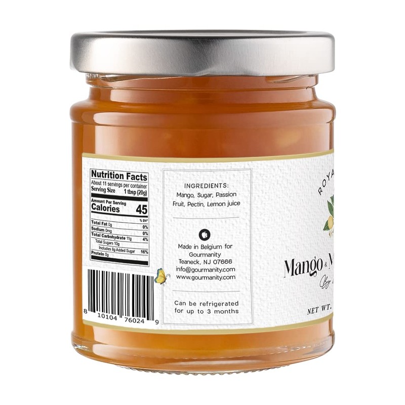 Gourmanity Royal Preserve Mango and Maracuja Jam, Mango Jam, Mango