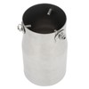 Exhaust Muffler 76mm/2.99in Mirror Polishing Stainless Steel Rear Muffler Exhaust