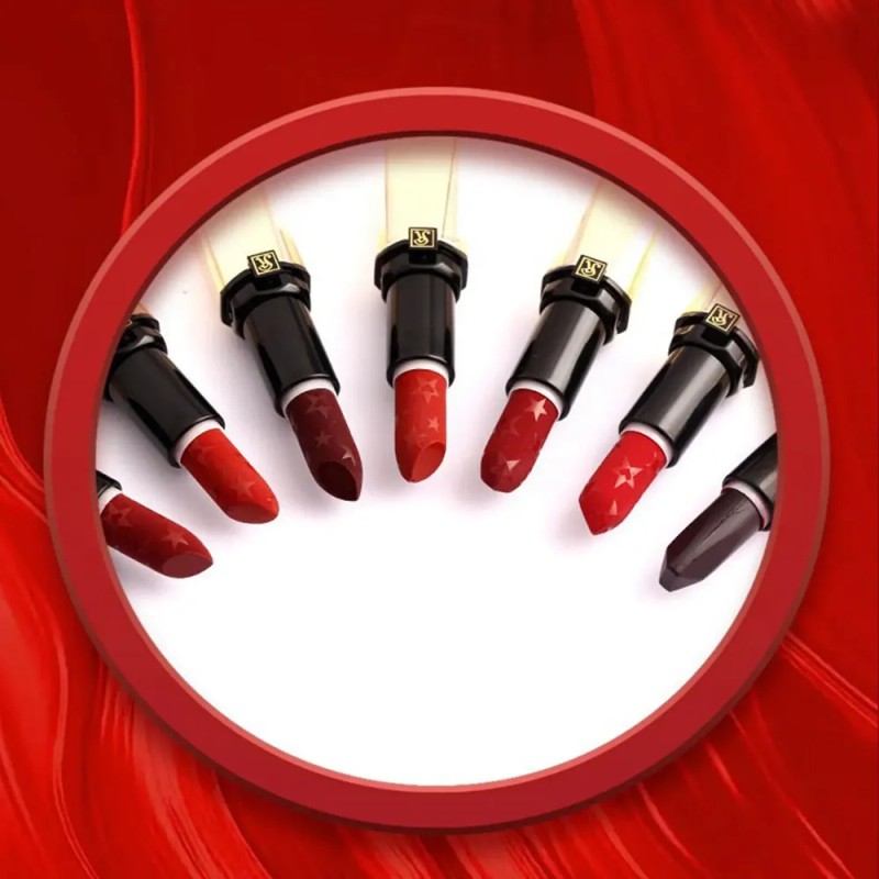 Portable1 2 En 1 Lápiz Labial Mate Brillo De Labios