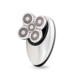 Pop Sonic Shaver for Women (Silver) - 5 Head Women's Electric Shaver - 360 Degree Flawless Hair Remover for Women w/Battery, USB Charging Cord, Cleaning Brush & Manual | Waterproof Trimmer for Women