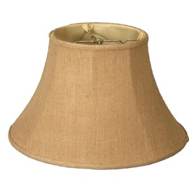 Royal Designs Shallow Bell Basic Lamp Shade, Burlap, 9 x 18 x 12