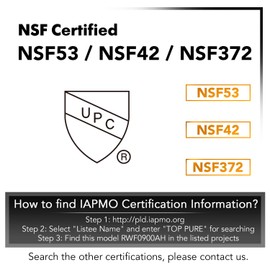 Icepure UKF8001 Refrigerator Water Filter Replacement Maytag UKF8001, UKF8001AXX, Whirlpool 4396395, 469006, 469005, EveryDrop Filter 4, EDR4RXD1, Puriclean II, RWF0900A 1PACK