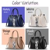 LASTOS Women's Handbag, Cross-body Shoulder Bag, Work Bag, 2-Way, Black