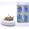 Trimz Magnetic Pin Cushion, White, 12 x 8 x 3