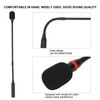 Gooseneck Microphone 17.7in Flexible Noise Reduction Gooseneck Plug in Microphone