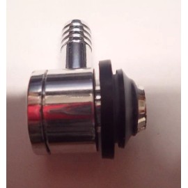 auto city classic chrome brake booster check valve for aftermarket street rod booster with grommet