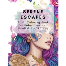 Serene Escapes: Adult Coloring Book for Relaxation and Mindful Art Therapy
