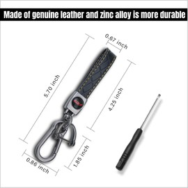 QZXIAOGU for Camaro Key Fob Cover with Keychain,Key Fob Cover Case Shell for Camaro RS 3/4/5 Buttons Smart Key, Black, Medium