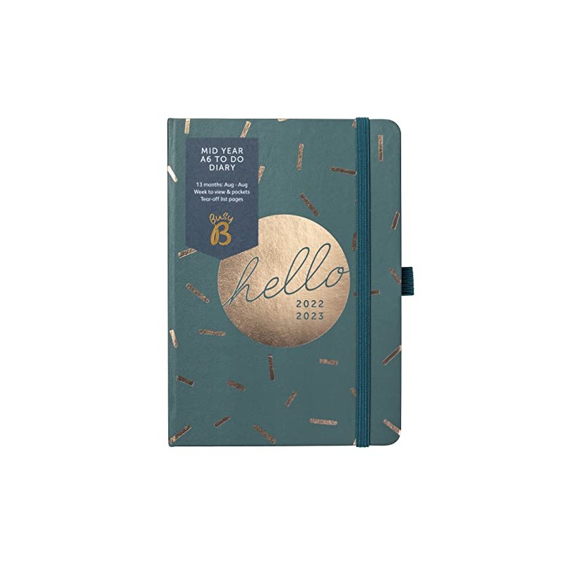 Busy B Mid-Year to Do Diary from August 2022 to