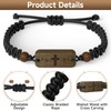 Outiuehee 1Pcs Adjustable Daily Bible Verse Bracelet - Christmas Stocking