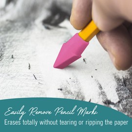 Pencil Top Erasers, 144 Count Pink Cap Erasers, Pink Eraser Tops, Pencil Toppers, Pencils Cap Eraser