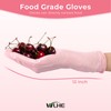 Disposable Nitrile Gloves - Pack of 50, Extended Cuff Cleaning