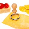 bambuswald© Plastic-Free Ravioli Cookie Cutters (3 Pieces) with Bamboo Handle