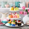 Tatuo 2 Pcs 3 Tier Porcelain Cupcake Stand, Cup Cake