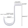 BTSKY 3 Pack Metal Curtain Rod Brackets for 25mm Rod