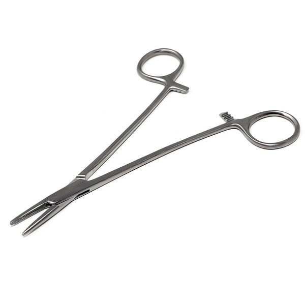 Crile-Wood Needle Holder 6" (15cm) Long with Cross Serrated Jaws