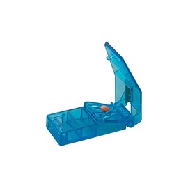 Transparenter Tablettenschneider mit Behälter