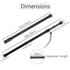 Cupboard Bars Tension Rods, 6 Pack Spring Loaded Curtain Rods