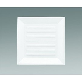 Crescent Garden A982780T 10.75'' Square Universal Saucer, Weathered Greystone