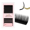 NATUHANA Ellipse Flat Eyelash Extension B Curls 0.15 mm 8-15