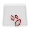 Mini/Tiny Thin Leaf Set of 3 Value Fondant Cutter 1.5CM
