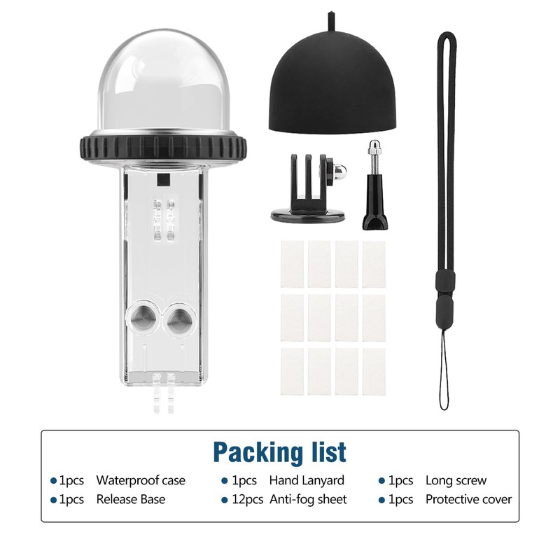 HAFOKO 40M (131ft) Osmo Pocket 3 Underwater Dive Case Housing