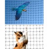 QWORK Wire Reinforced Cat Net with Mounting Set 3 x
