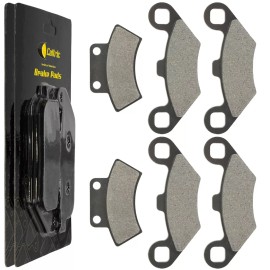 Caltric Brake Pads for Polaris Trail Boss 250 2X4 4X4 1988-1999 Front Rear Brakes