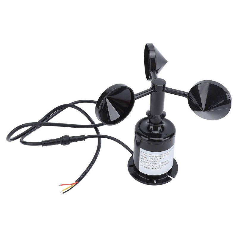 3 Cups Wind Speed Sensor Ultrasonic Sensor Weather Resistant High