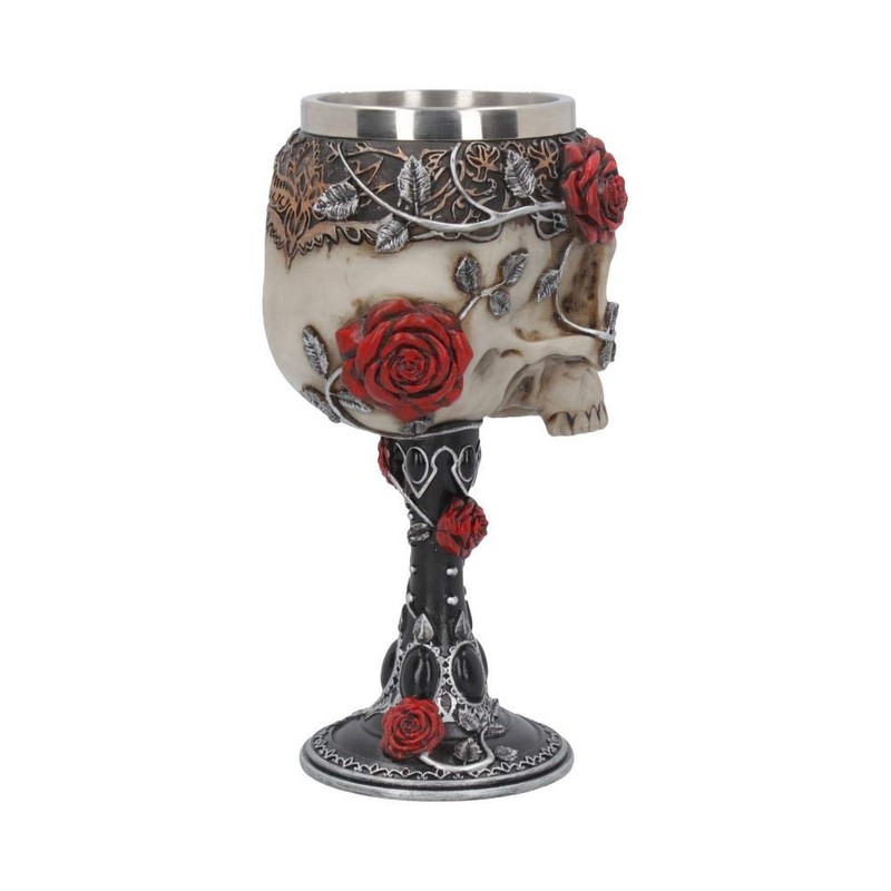 Nemesis Now Black Gothic Roses Goblet 18cm, us:one Size