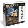 Lantern Press 1000 Piece Jigsaw Puzzle, Nebraska, Retro Camper and