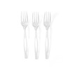 Glad Clear Plastic Forks, Heavy Duty Disposable Cutlery Set, Standard
