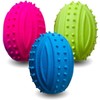 Kingdom Squeaky Rugby Ball Dog Toy