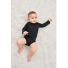 HahaNice Baby Long Sleeve Bodysuits Black 18 Months