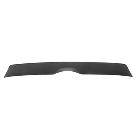 IKON MOTORSPORTS, Trunk Spoiler Compatible with 2020-2024 Ford Explorer, Duckbill Style Matte Black ABS Plastic Rear Trunk Middle Lid Spoiler Wing Lip