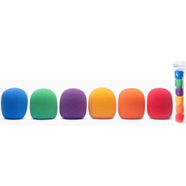 Stagg 25 mm Foam Windscreens for Microphone (Pack of 6)