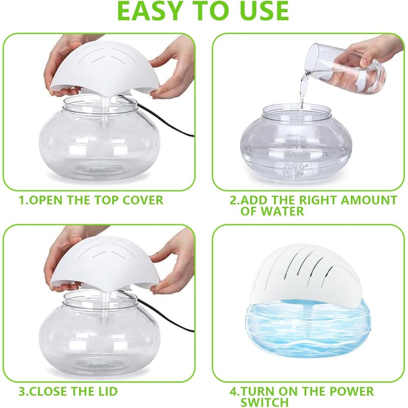 Water Filter Air Washer for Home and Office,Air Cleaner Water