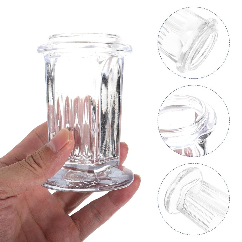 iplusmile Coplin Jars Glass Staining Jar 5- Slide Capacity Staining