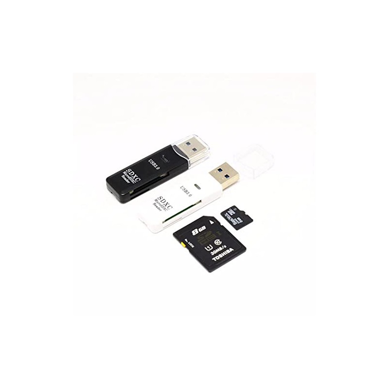 USB 3.0 Card Reader, upto 5Gbp/s, Supports SD/SDHC/SDXC/Micro SD/Micro SDXC/TF/MMC