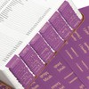 Purple Leather Bible Tabs, Laminated Bible Tabs for Women Study