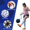 GUSDYIT 4 Pcs Kids Soccer Ball Net, Elastic Hands-Free Soccer