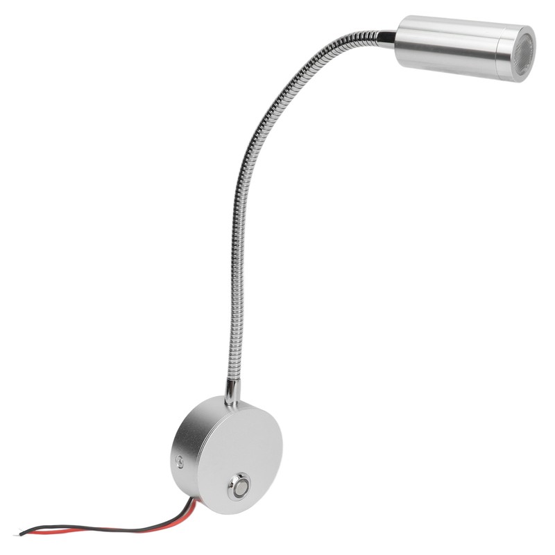 LED Reading Light DC12 to 24V Touch Adjustment USB Charging
