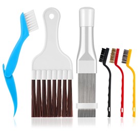 Pack of 6 Condenser Comb Dryer, Slat Comb Dryer, Dryer Comb, Wire Brush Small, Dryer Cleaning Brush, Dryer Cleaning Set, Used for Cleaning Air Conditioners, Refrigerators, etc