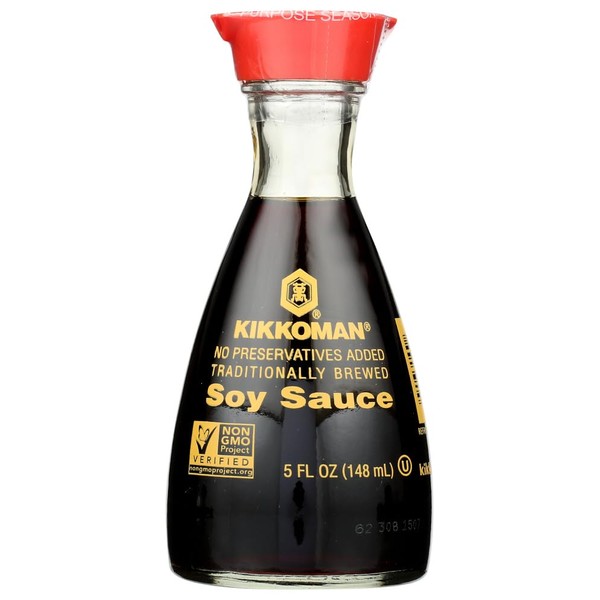 Kikkoman Soy Sauce in Dispenser, 5 Fl Oz (Pack of