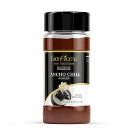 GranAroma Ancho Chile Powder, Spicy & Flavorful, Delicious Dried Chile (3.76 Ounce)