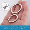 ASIRYVA 12 Pcs Key Ring Hoop, Key Rings Keyring Ringsfor