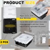 Qualirey 2 Pcs Rat Bait Stations with Keys 11.22 x