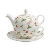 Tea for one Set Mirella Erdbeeren Teekanne + Tasse 0,25